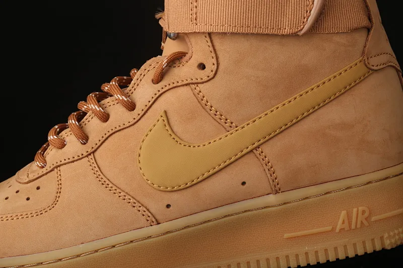 All categories Nk Air Force 1 Air Force series Nk Air Force 1 High Air Force high top Nk Air Force 1 High '07 2019 new version of wheat color Air Force One high top sneakers CJ9178-200